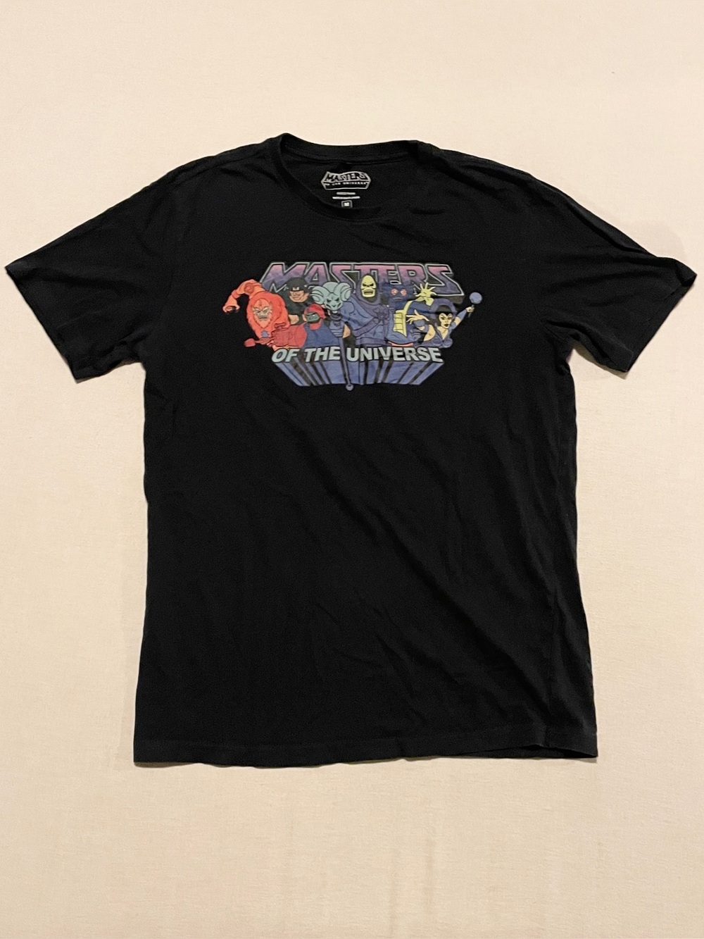 Masters Of The Universe Villains T-Shirt Men's M Black Skeletor Graphic Tee 2022